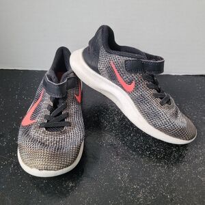 Nike flex rn 2018 -toddler girls sz 12c black pink